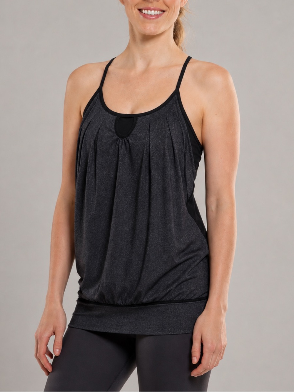 Lululemon Let It Loose Tank - Dark Grey/Black